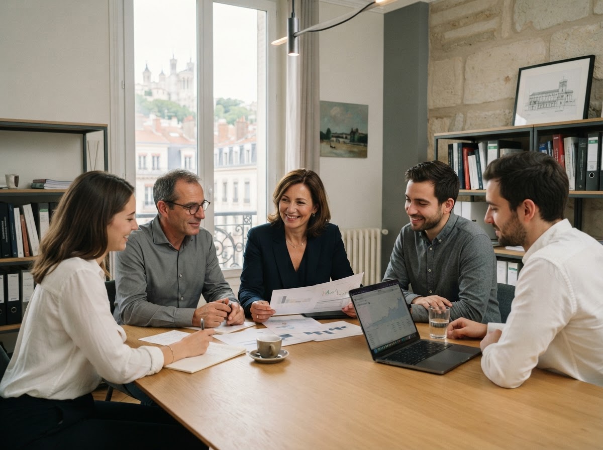 Patrimelyq, équipe analysant les modèles de gestion du risque